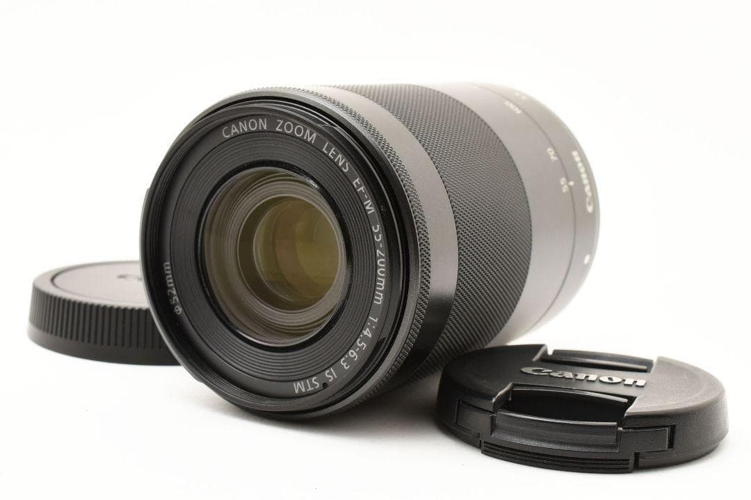 【ほぼ新品】 CANON EF-M 55-200mm IS STM グラファイト