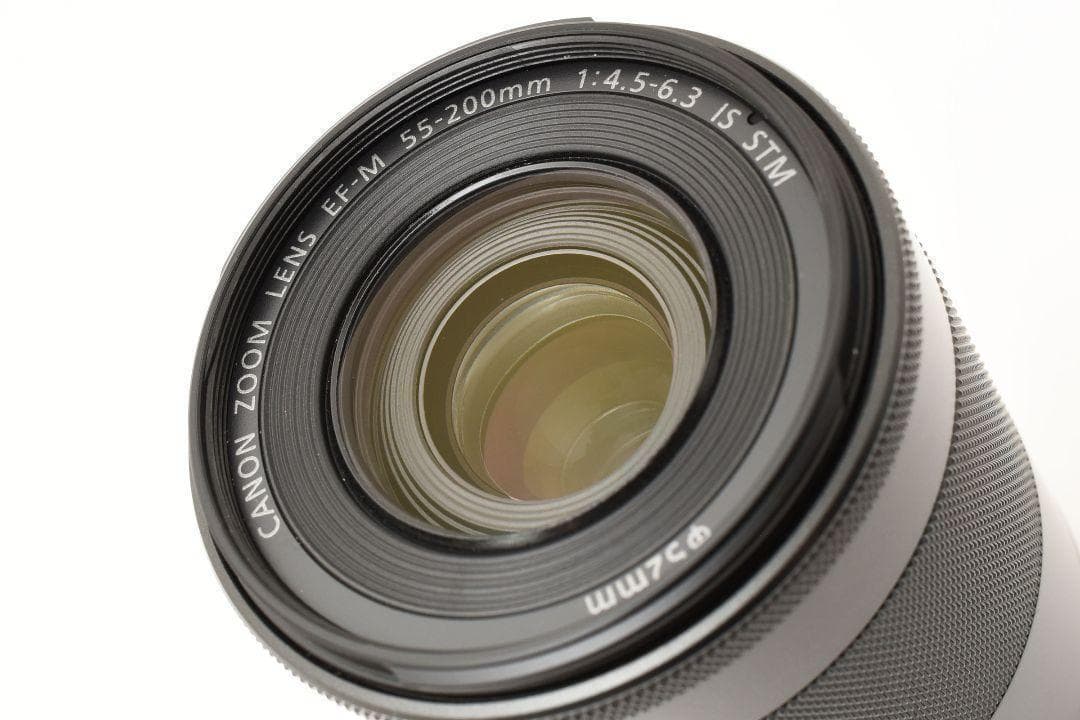 【ほぼ新品】 CANON EF-M 55-200mm IS STM グラファイト
