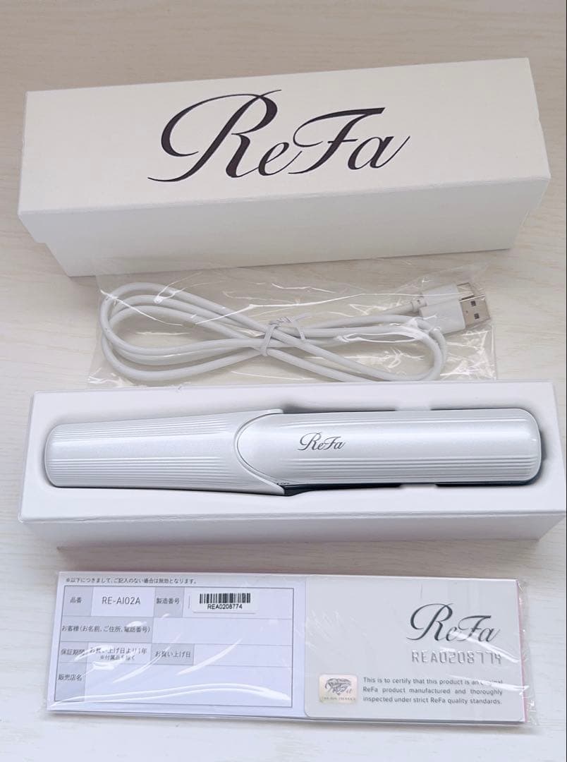 ReFa AID2A ストレートヘアアイロン ホワイト