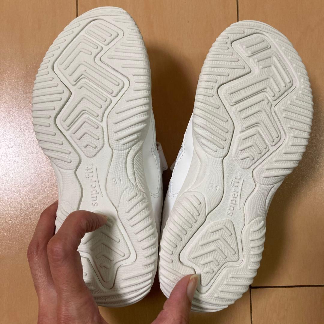 新品未使用⭐︎super fit ホワイト 上履き　サイズ31