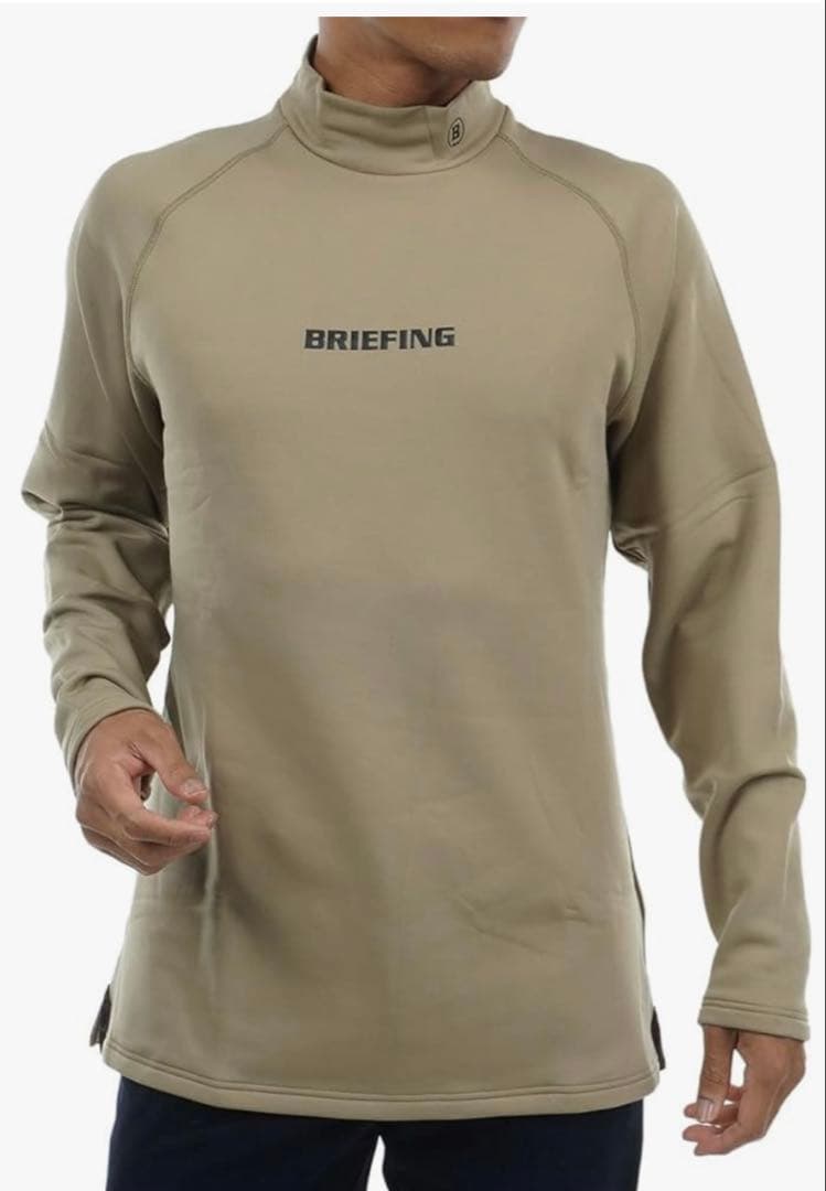 BRIEFING メンズ ウォーム ロングスリーブ ハイネック Lサイズ