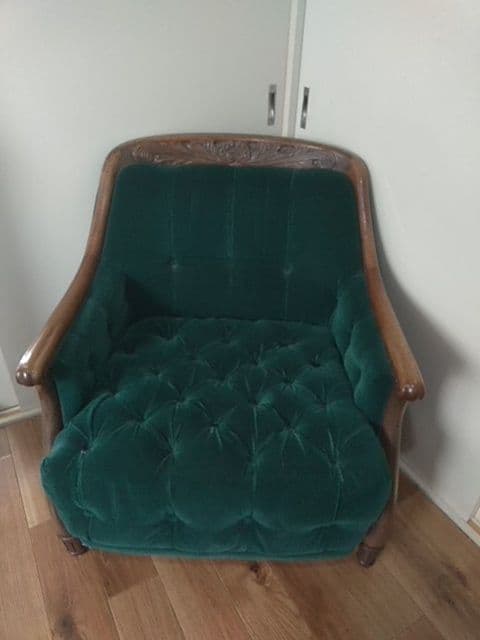 maruni　マルニ　ベルサイユ　ソファ　一人掛け　アンティーク　レトロ