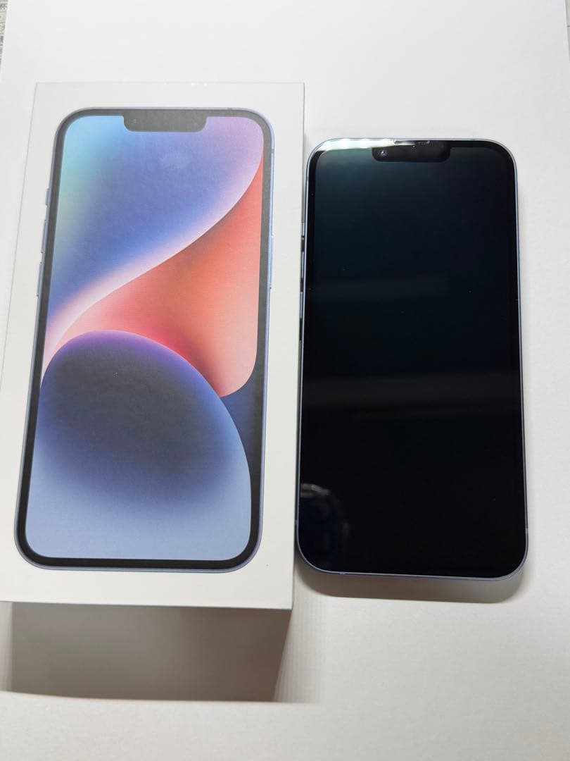 iPhone14 256GB ブルー アイフォン14 動作確認済み