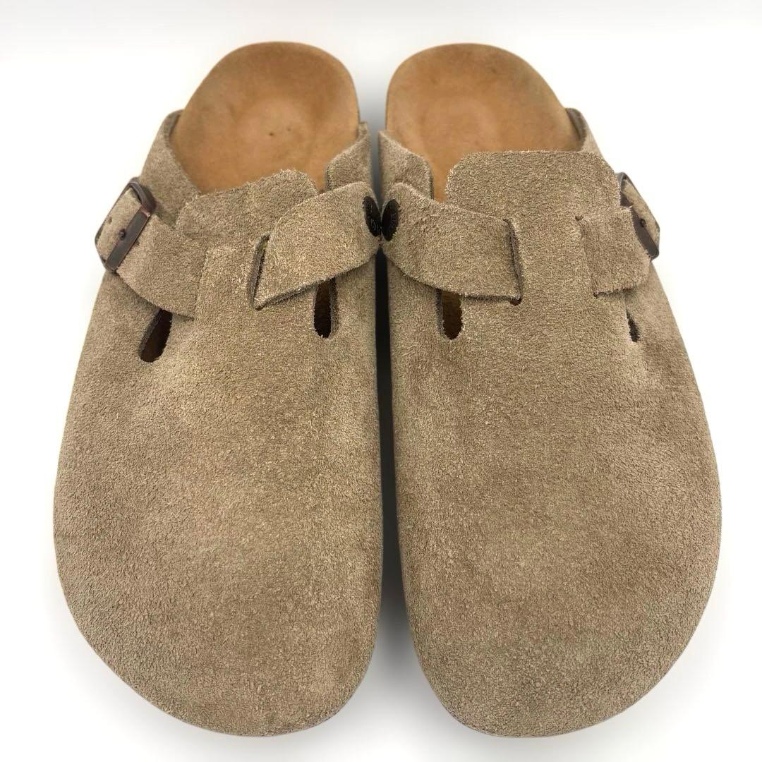 ビルケンシュトック ボストン サンダル【38】24.5ベージュ ナロー トープ