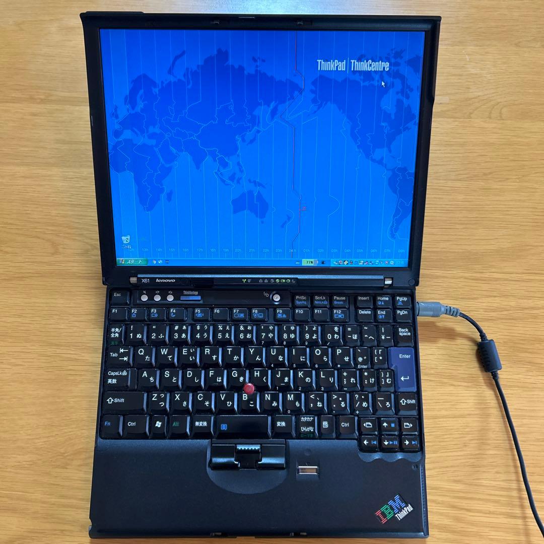 IBMロゴ　Think Pad X61 ウルトラベースx6付き