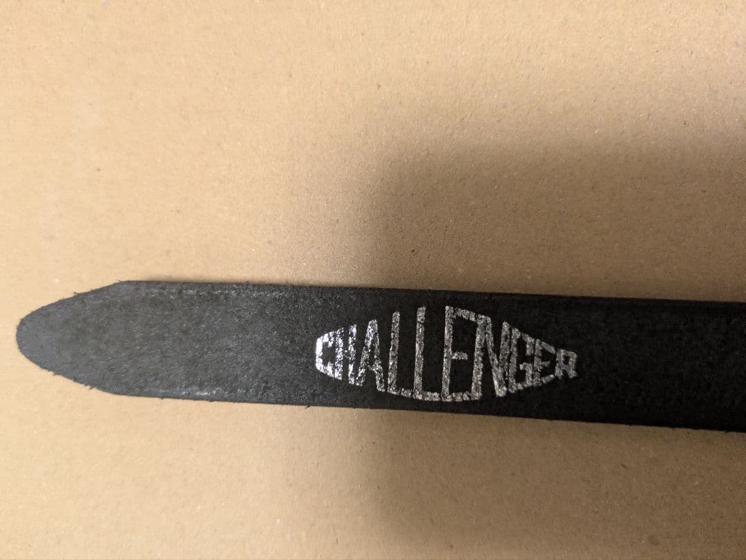 CHALLENGER - LEATHER BELT　黒　長瀬智也　中古品