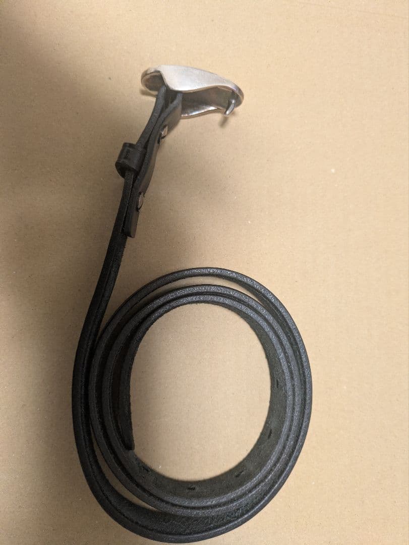 CHALLENGER - LEATHER BELT　黒　長瀬智也　中古品