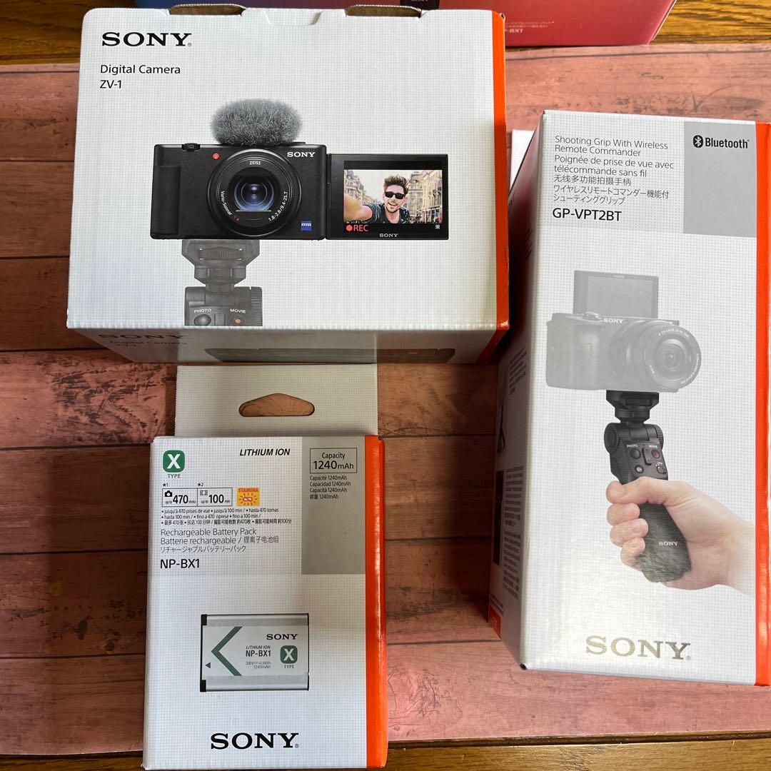 SONY VLOGCAM ZV-1G シューティンググリップキット