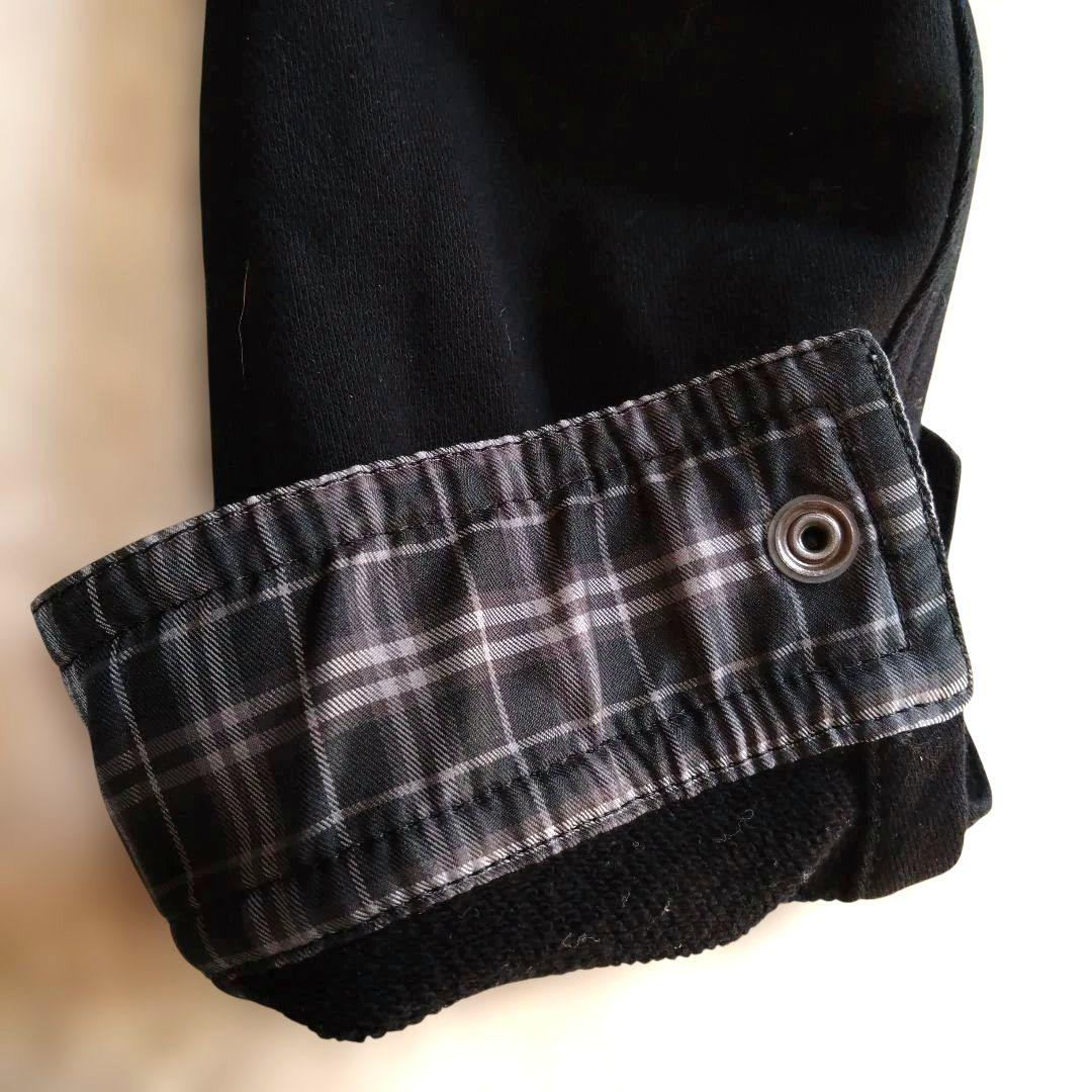 BURBERRY BLACK LABEL ジャケット Mサイズ 黒 ブルゾン 綿