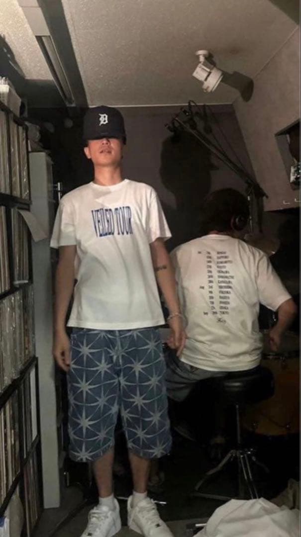 パンツ BOTT Sparkle Jacquard Denim Shorts KEIJU