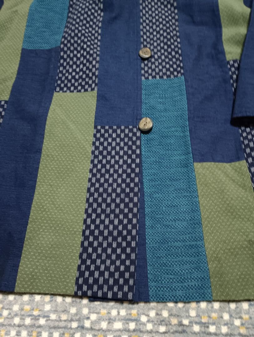 本日sale★儀右衛門ギエモン★久留米絣★ジャケット★美品