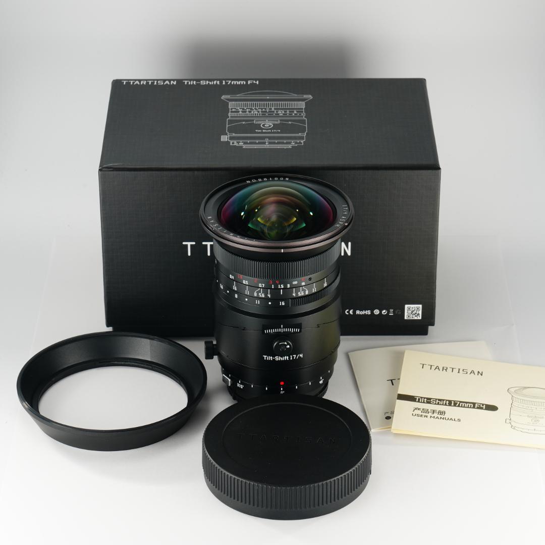 未使用級美品 TTArtisan 17mm チルトシフト Eマウント