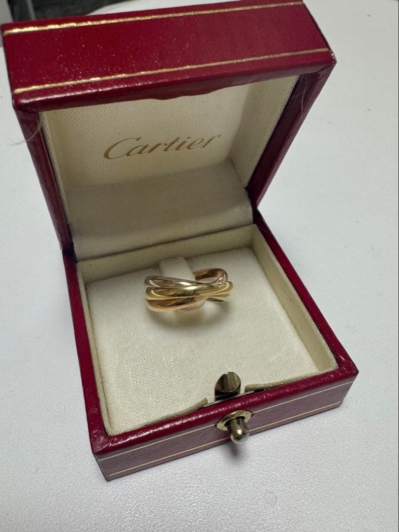 Cartier トリニティリング ゴールド 箱付き