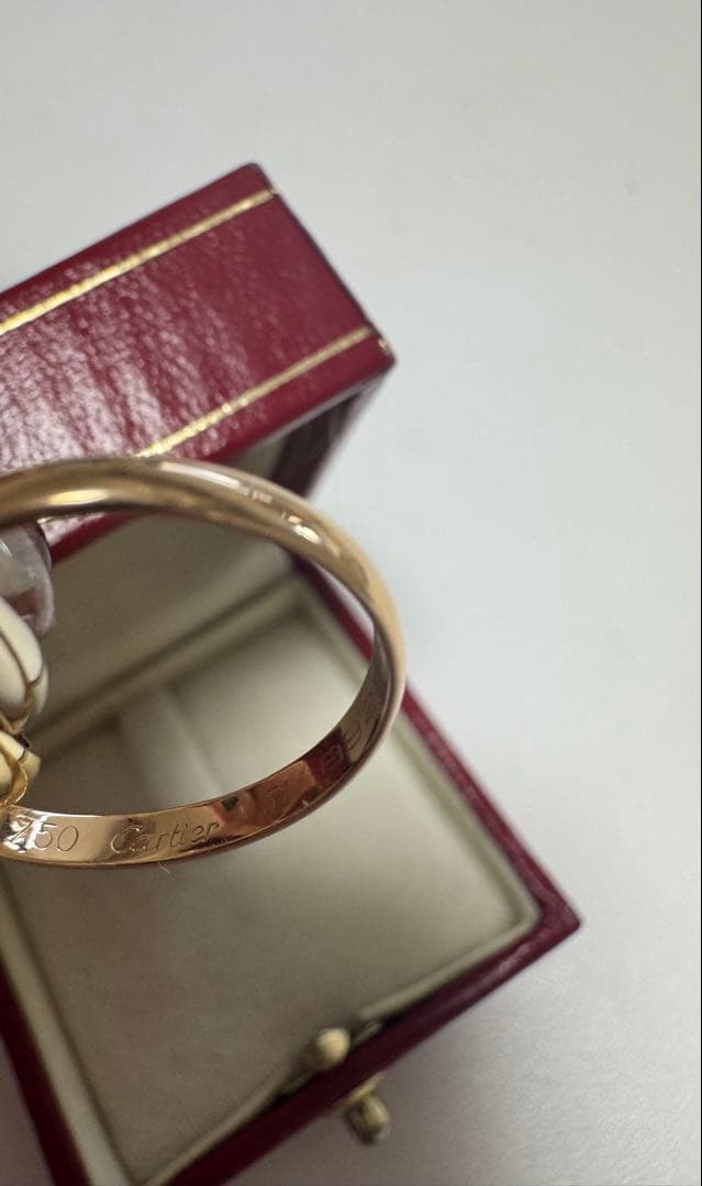 Cartier トリニティリング ゴールド 箱付き