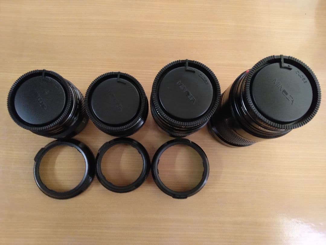 ミノルタAFズーム4本セット