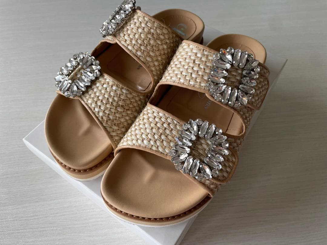 まる　chay collection by DIANA サンダル　ベージュ