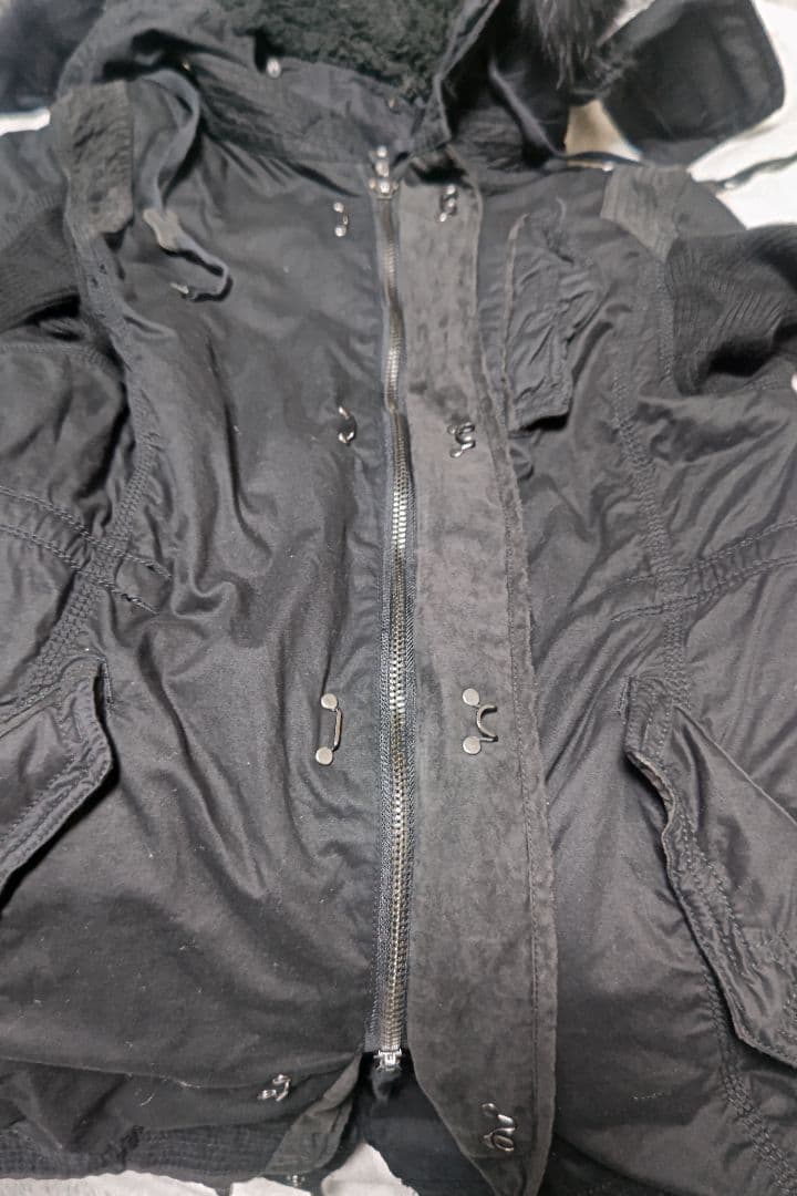 JOHNNY WOLF ブラック モッズコート M