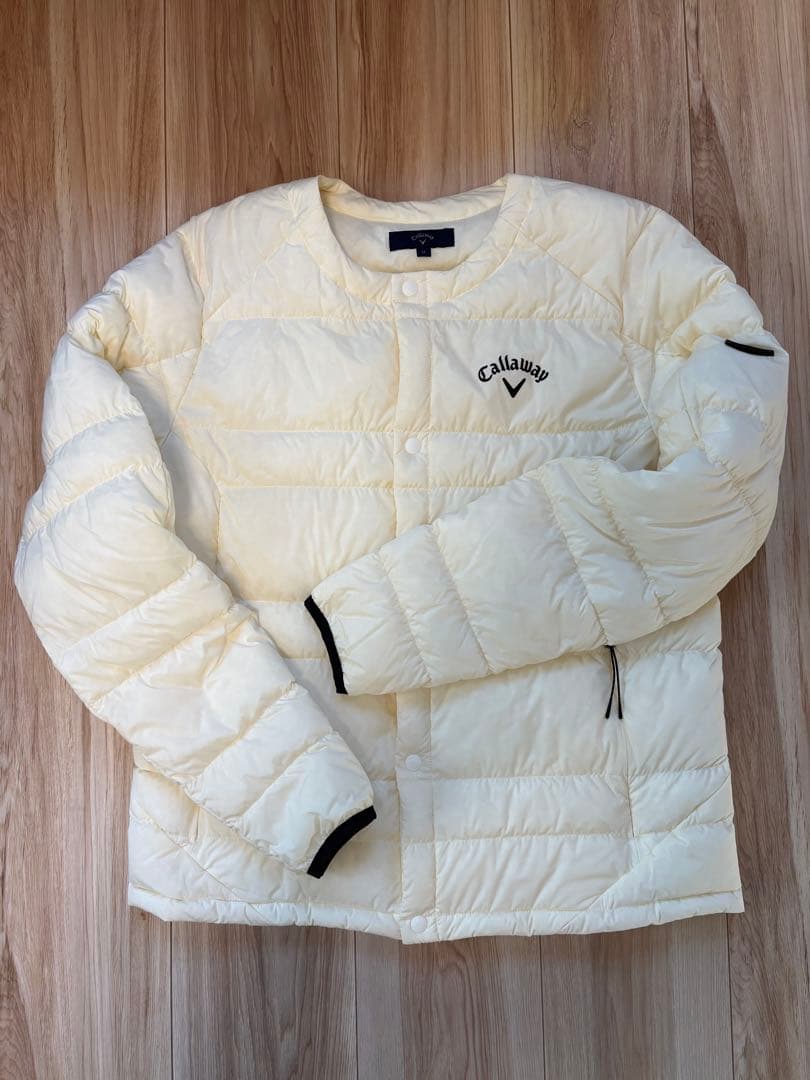 キ*ケ様 キャロウェイ ダウン アイボリーホワイト