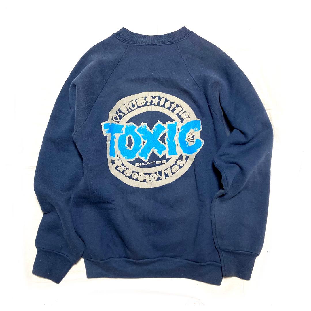ビンテージ TOXIC SKATESトキシックスケーツ スウェット