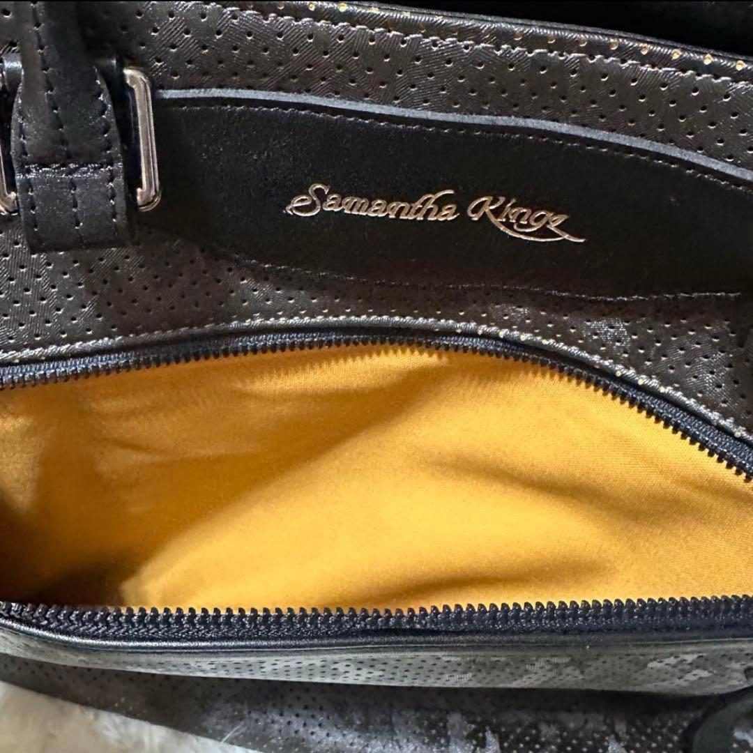 【新品】サマンサキングズ カモフラ×パンチング トートバッグ