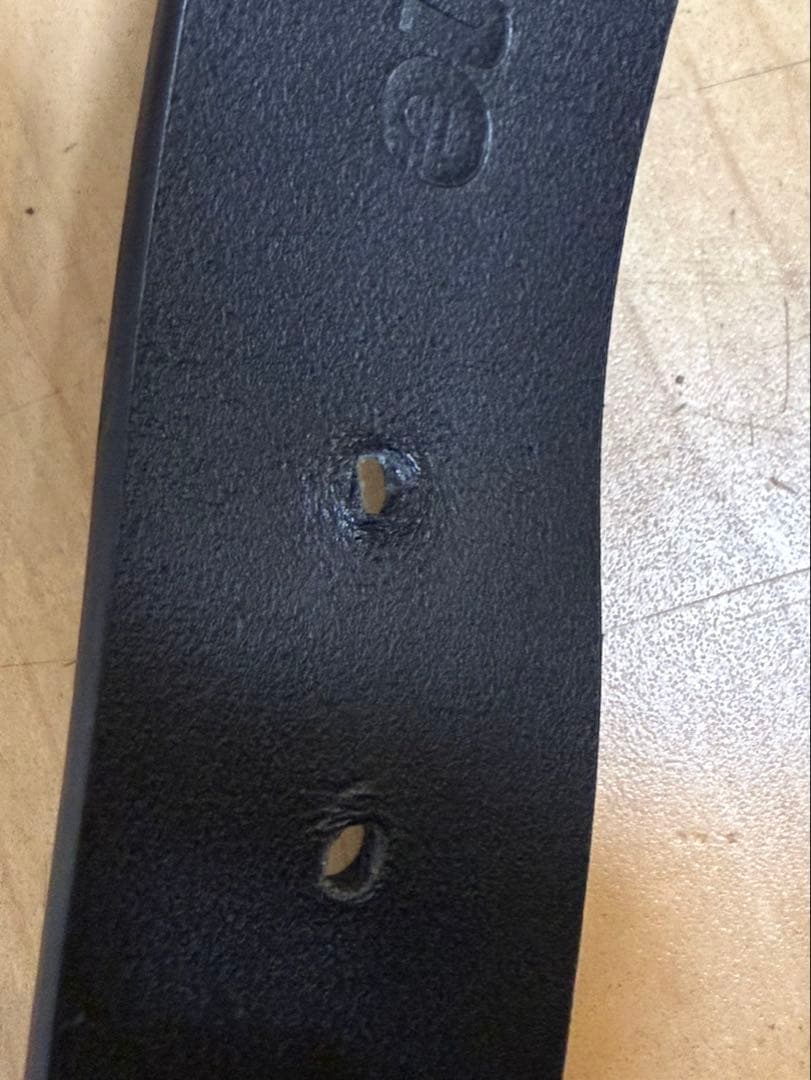 Supreme Repeat Leather Belt \"Black\" Mサイズ