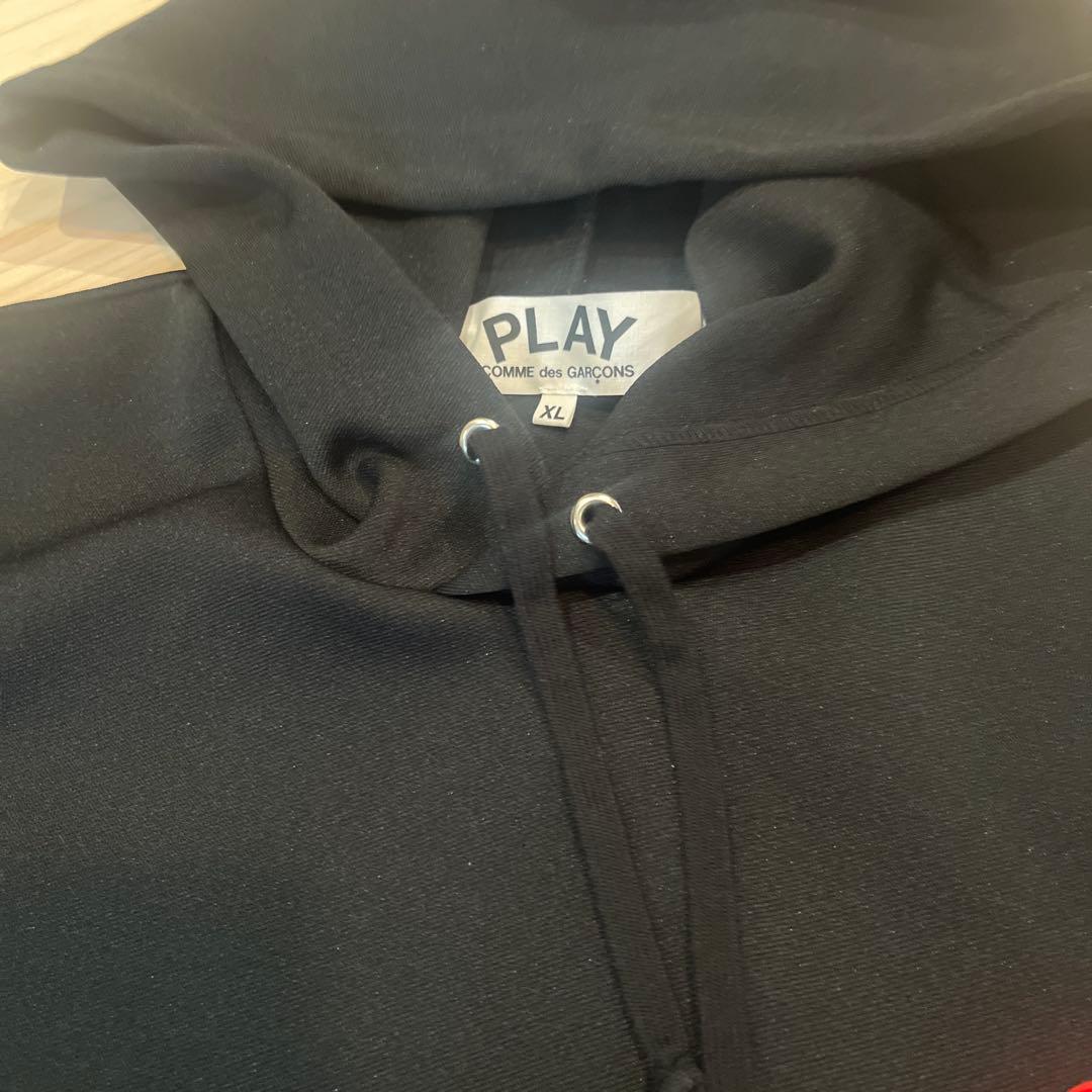 PLAY COMME des GARÇONS ブラックパーカー XL 男女兼用