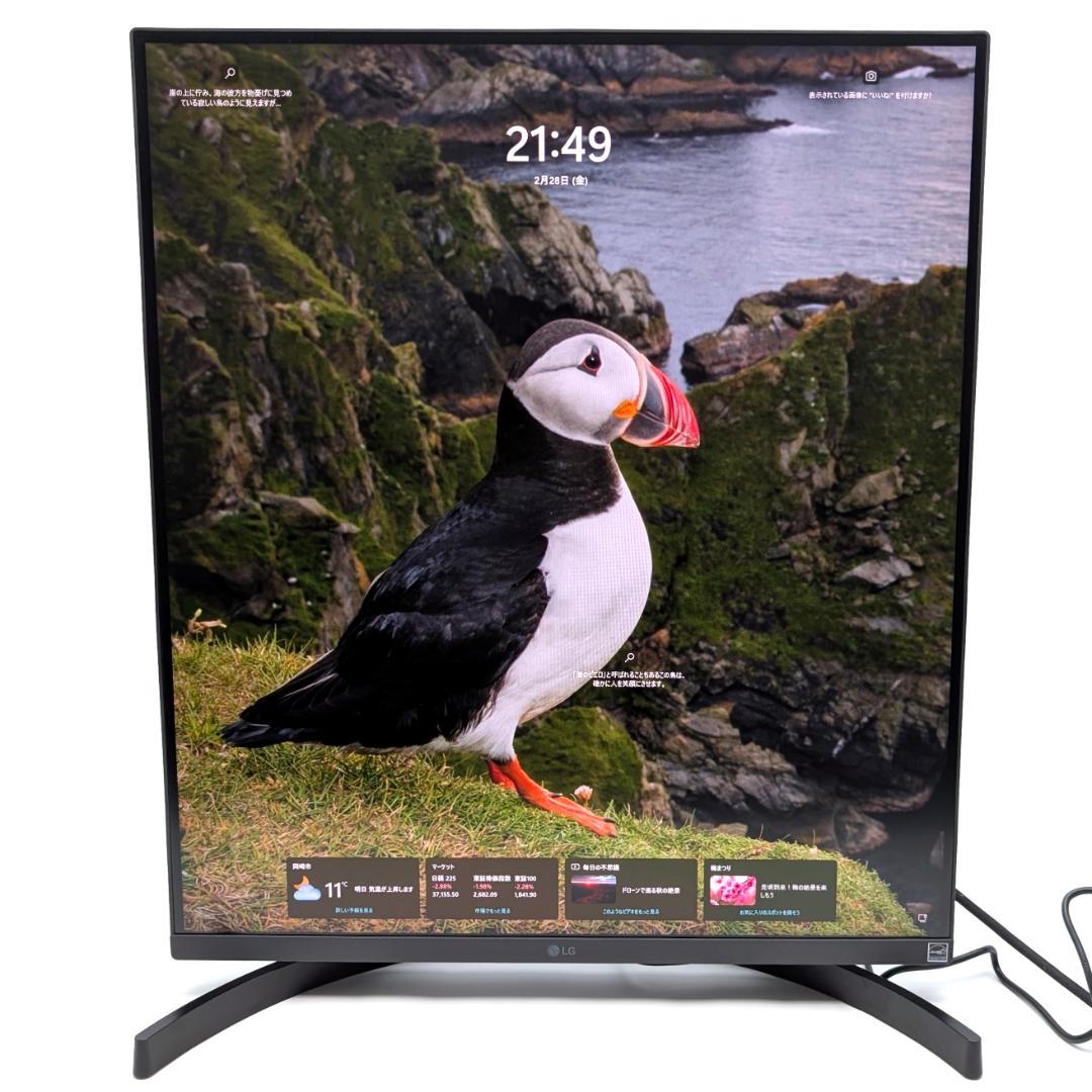 LG 28MQ750-C デュアルアップモニター 使用0時間新品同様品