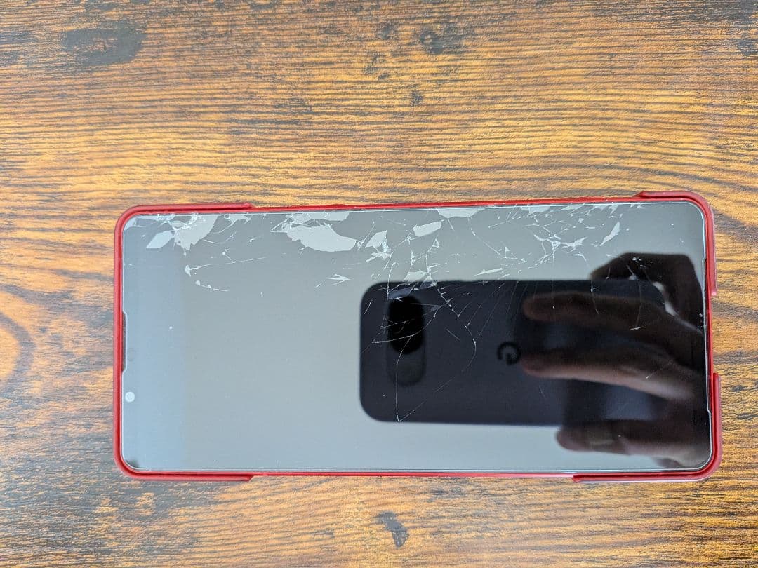 【※液晶割れ】Xperia 1 Ⅵ XQ-EC44 512GB スカーレット