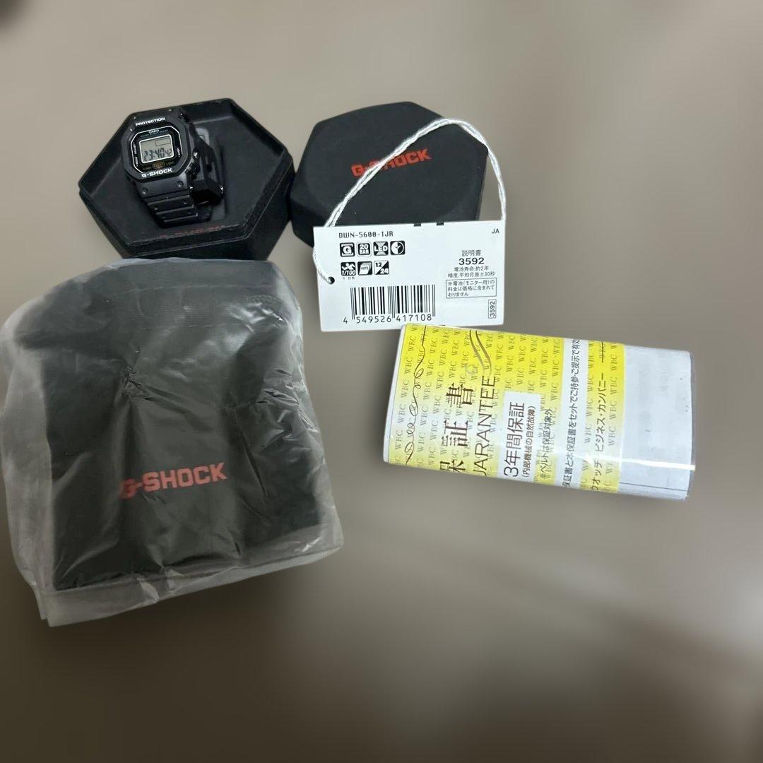 CASIO G-SHOCK DWN-5600-1JR リング タグ 新品未使用