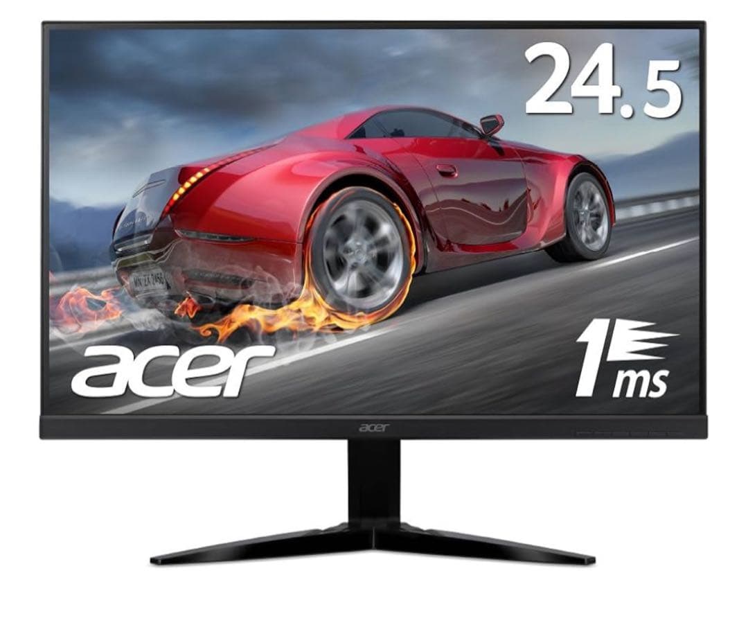Acer ゲーミングモニター 応答速度1ms フレームレス スピーカー内蔵