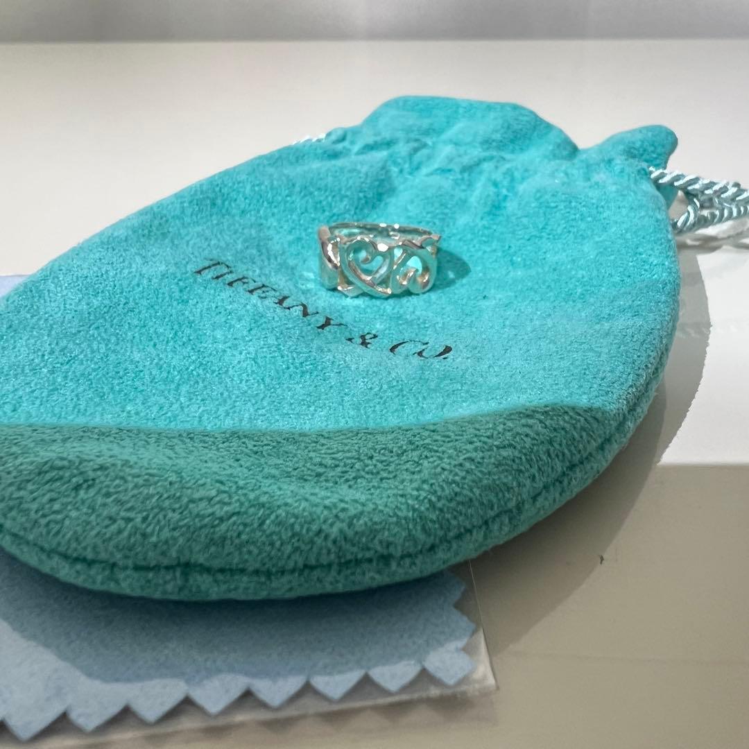 【美品】ティファニー✨リング✨トリプル ラビングハート ✨パロマピカソ✨ピンキー