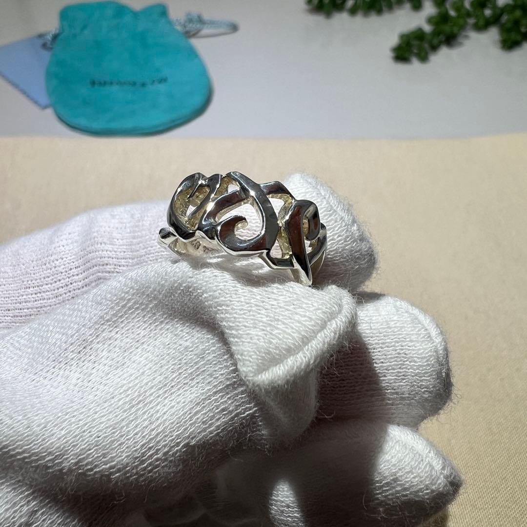 【美品】ティファニー✨リング✨トリプル ラビングハート ✨パロマピカソ✨ピンキー