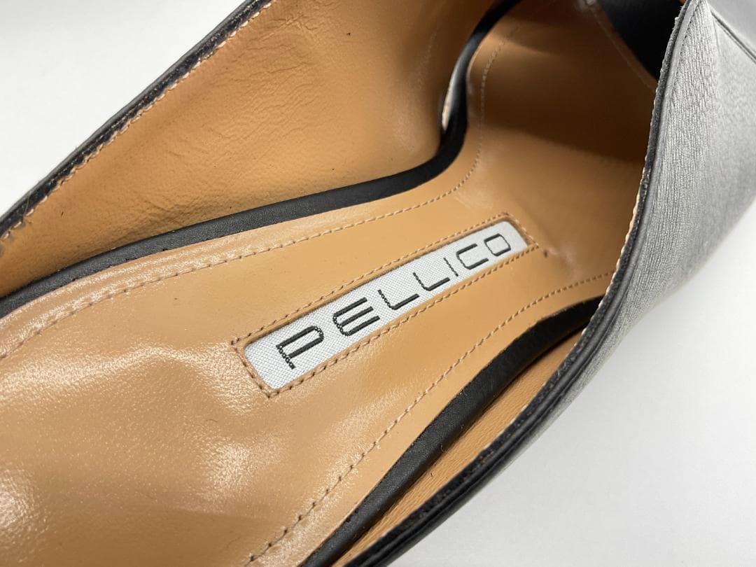 24.5【新品】PELLICO ディープカットミュール 定価64900円