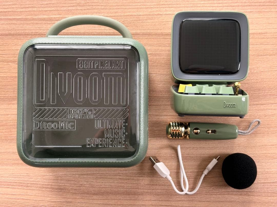 Divoom Ditoo-Mic Bluetooth スピーカー マイク付き