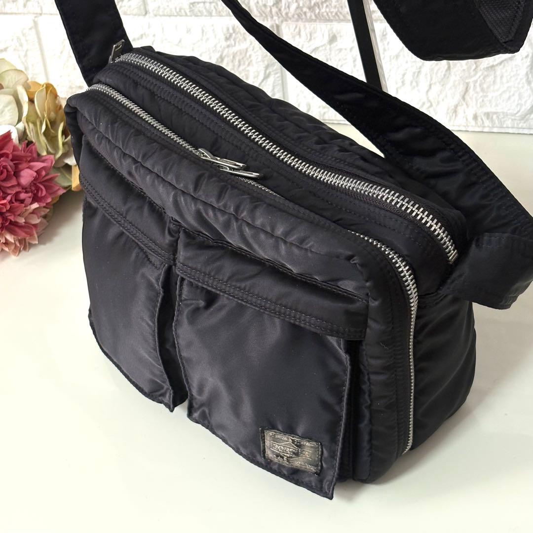 【美品】PORTER タンカー ショルダーバッグ S ブラック 廃盤モデル