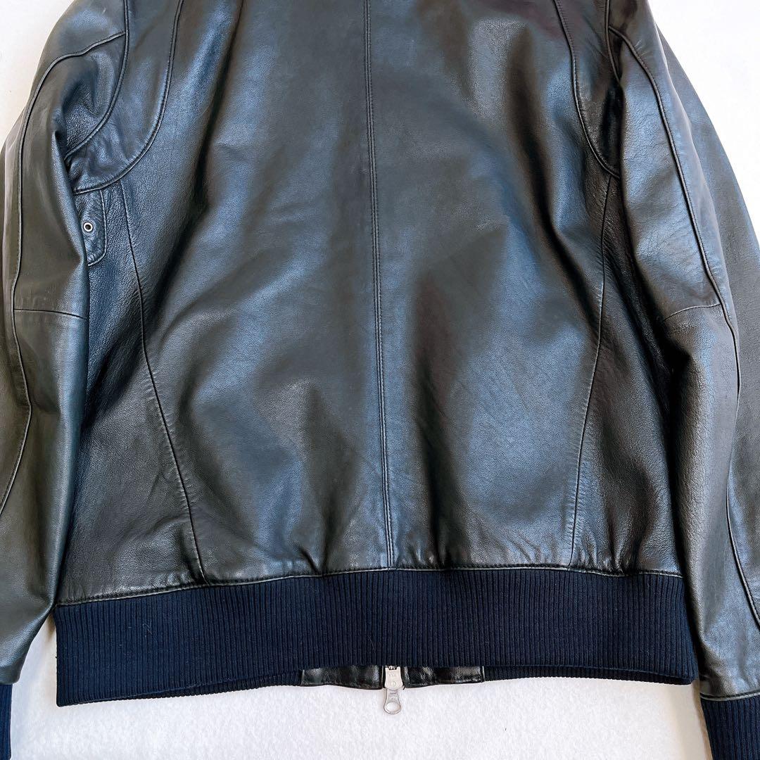 ユナイテッドアローズ シープスキン シングルライダース レザージャケット 羊革