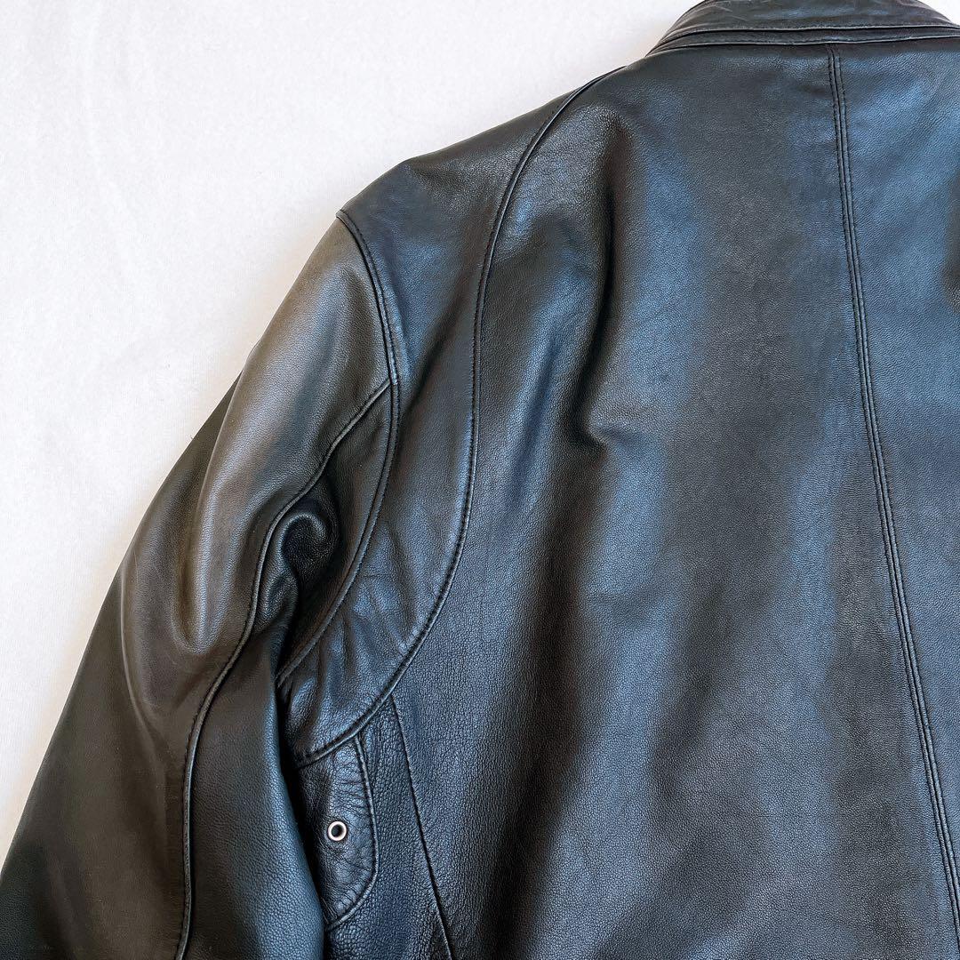 ユナイテッドアローズ シープスキン シングルライダース レザージャケット 羊革