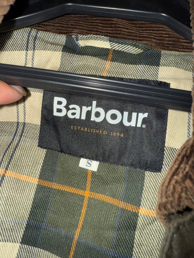 Barbour ダークグリーン ミリタリージャケット Sサイズ 新品