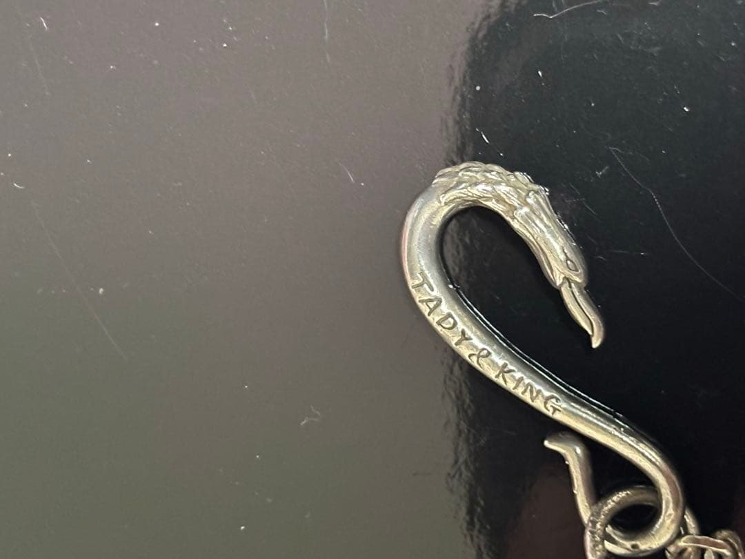 TADY & KING レギュラーホイールGPローズ付き 細角ネックレスチェーン