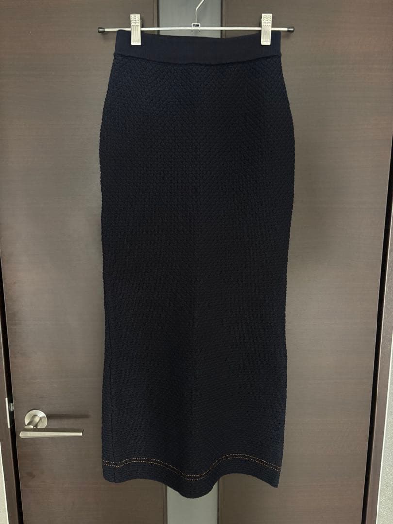 anuans ペンシルニットスカート S