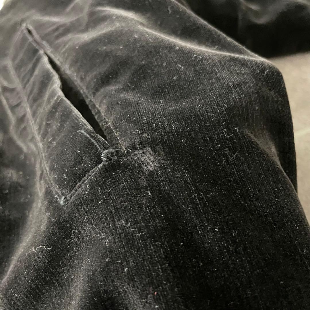 90-'s 龍 富士 別珍 スカジャン スーベニア 短丈 F ベロア 黒