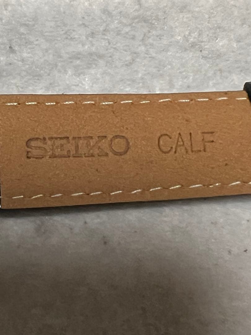 SEIKO 7820-8040　14K 刻印電池/ベルト新品　作動品