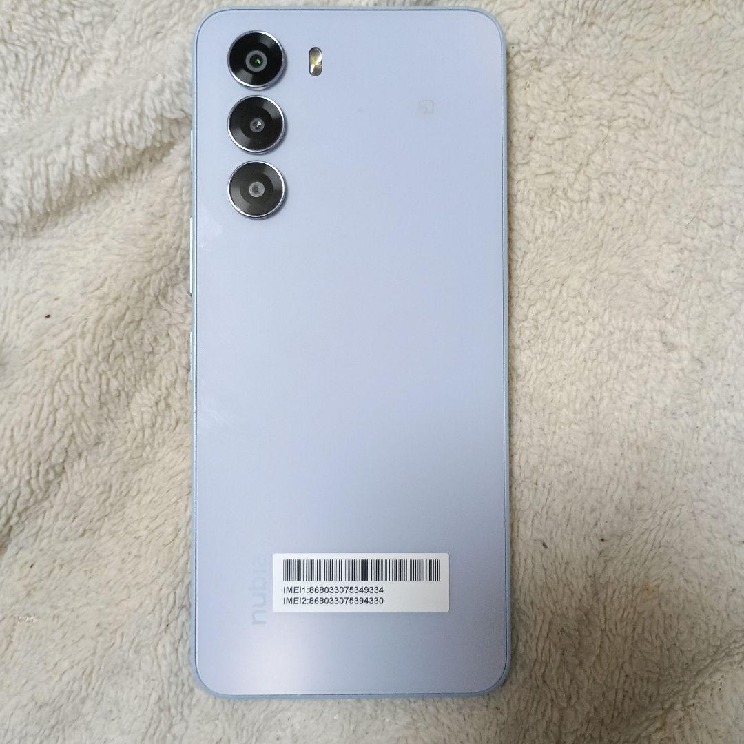 nubia S 5G パープル 本体・保護ガラス・ケース付き