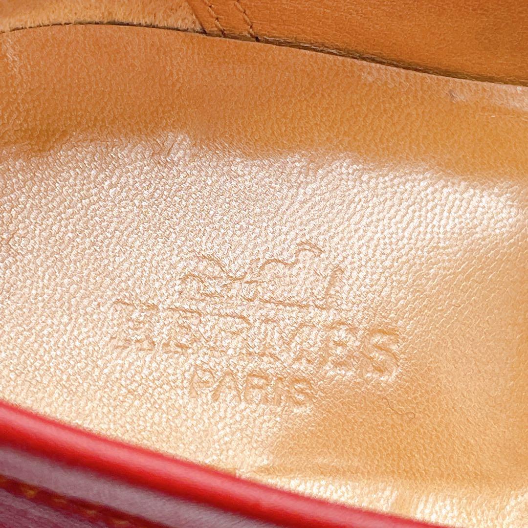 エルメス　コンスタンス　ローファー　ルージュ　36 23cm