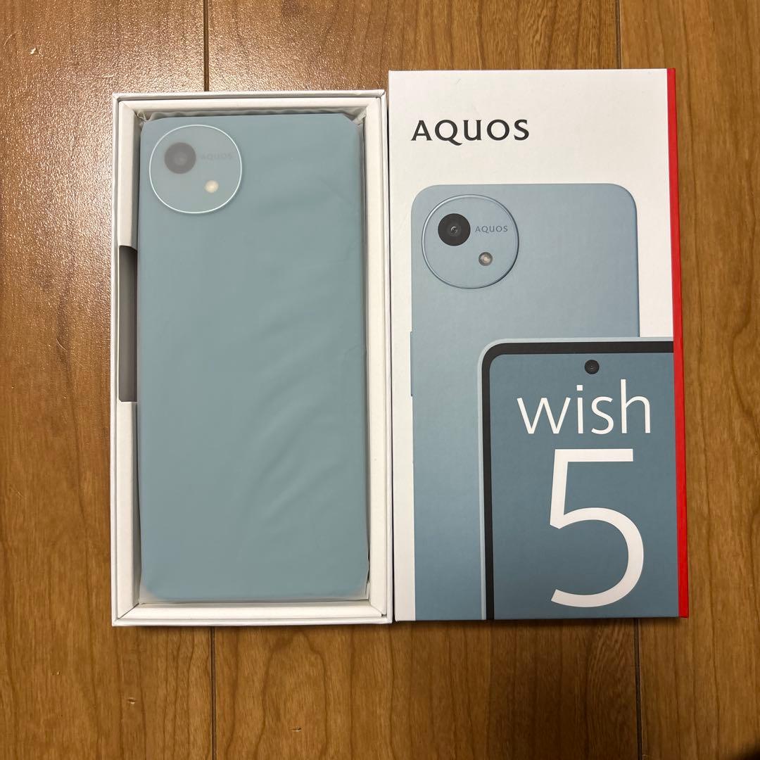 新品★AQUOS Wish5 SH-52F WAKABA(GR)ワカバ