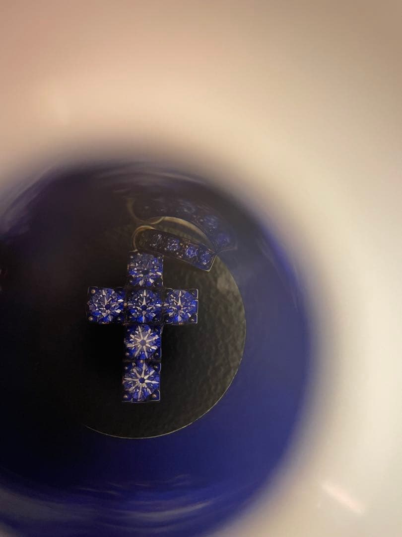 アイボリータワー 6石 クロス vago k18 18k トップ ダイヤモンド