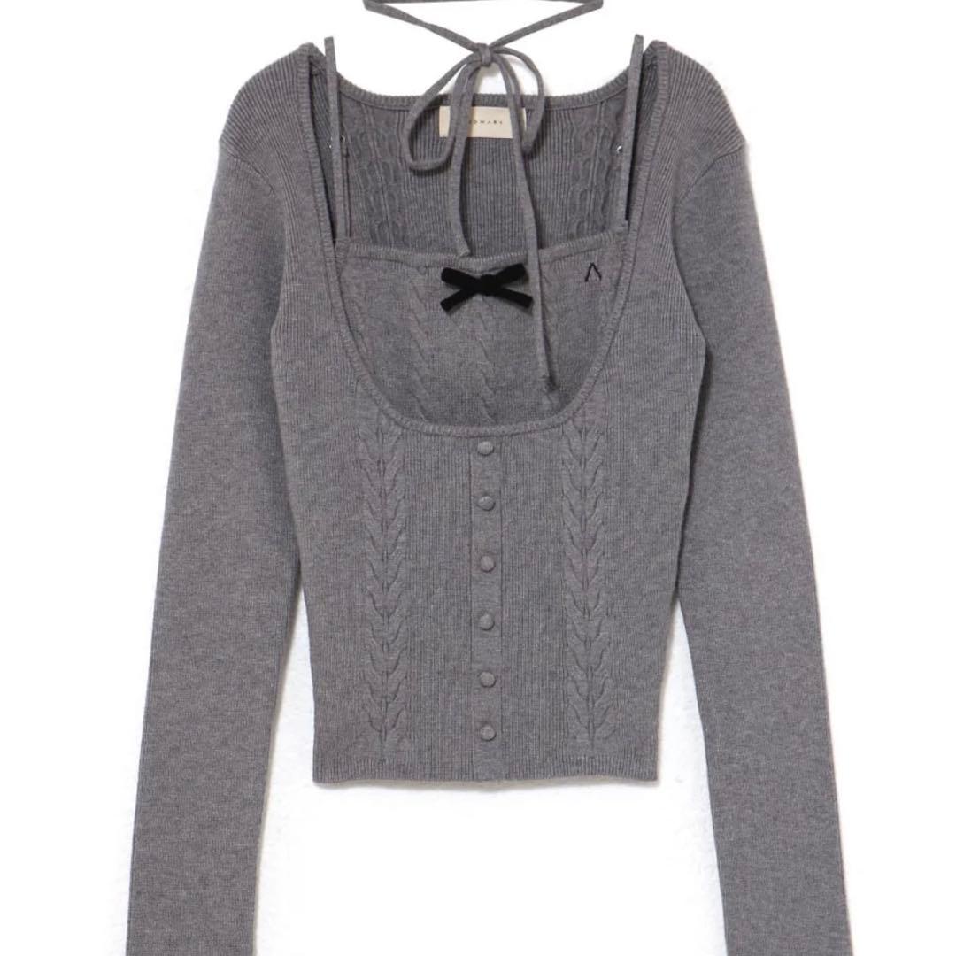 トップス andmary Sharon ribbon tops