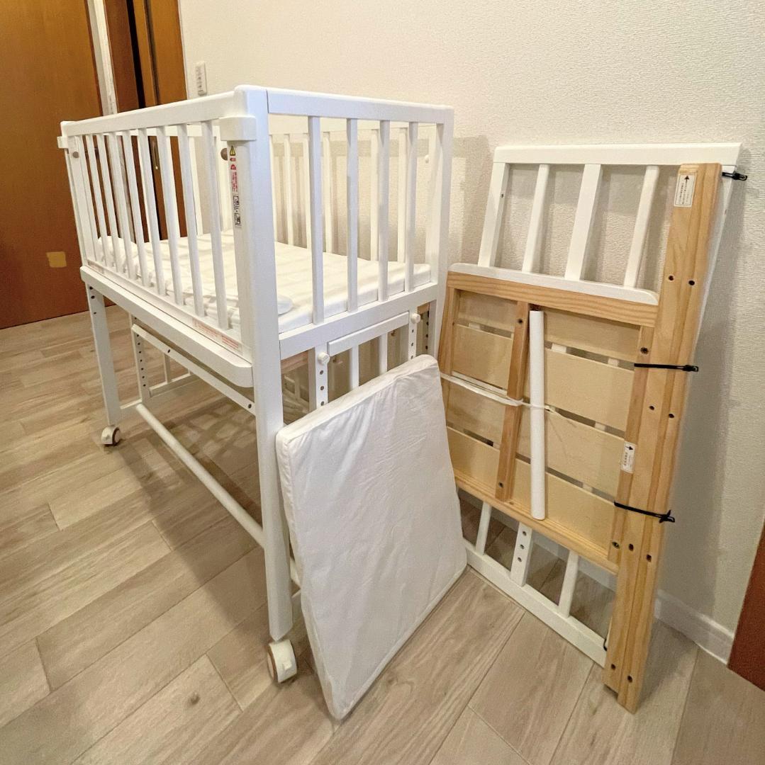 ★除菌清掃済★大和屋　そいねーる＋ロング⭐︎ベビーベッドマットレス付き