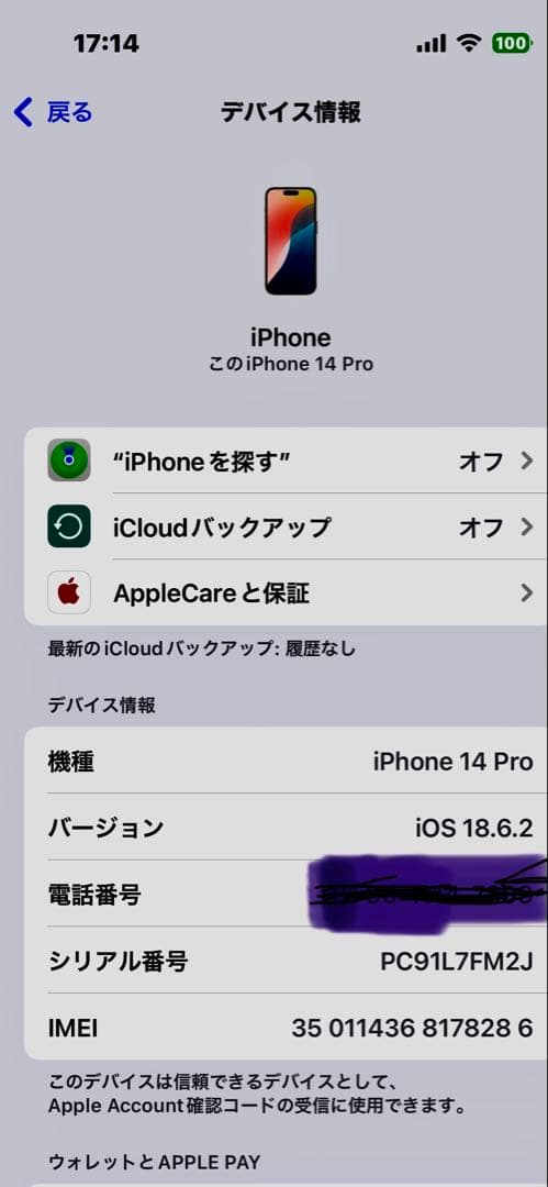 Apple iPhone 14 Pro ゴールド　本体