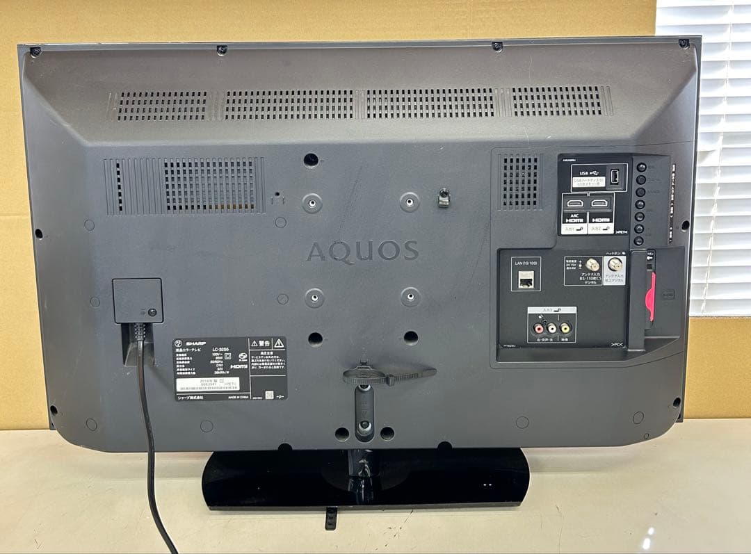 J632 SHARP 液晶カラーテレビ 32V型AQUOS 2018年　映像機器